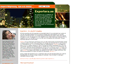 Desktop Screenshot of exportera.se