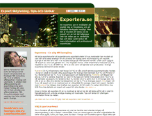 Tablet Screenshot of exportera.se