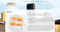 Desktop Screenshot of exportera.eu